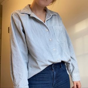 LL Bean oversized corduroy shirt